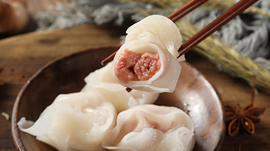 手工鱼皮饺