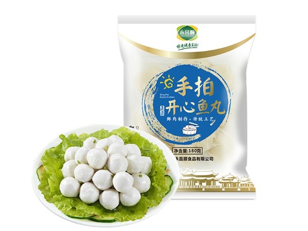永昌顺开心鱼丸180g