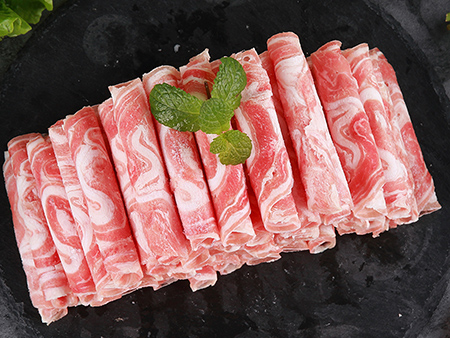 家庭装羊肉片图片