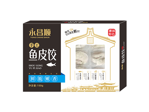 手工鱼皮饺150g